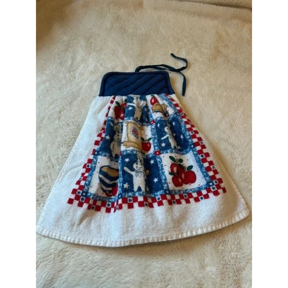 Vintage 90s Pillsbury Dough Boy Kitchen Hand Towel